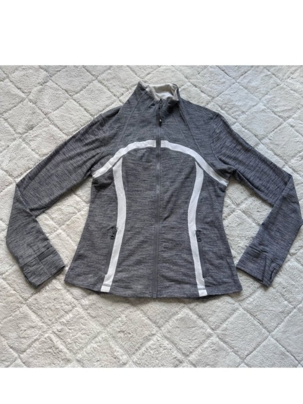 Lululemon | "Wee Are From Space Coal Fossil / White" Define Jacket | Size 12 - Picture 2 of 11